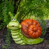 Northlight 13.5" Green and Brown Snail Outdoor Garden Statue - 2 of 4