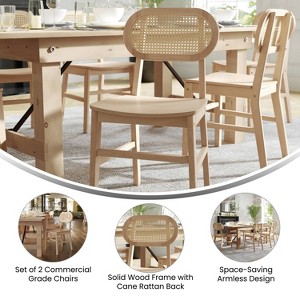 Taylor & Logan Danny Cane Rattan Chair Set - 1 of 4
