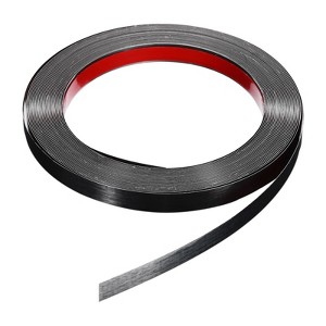 Unique Bargains Self-Adhesive Stainless Steel Mirror Finish Peel and Stick Wall Trim - 1 of 4
