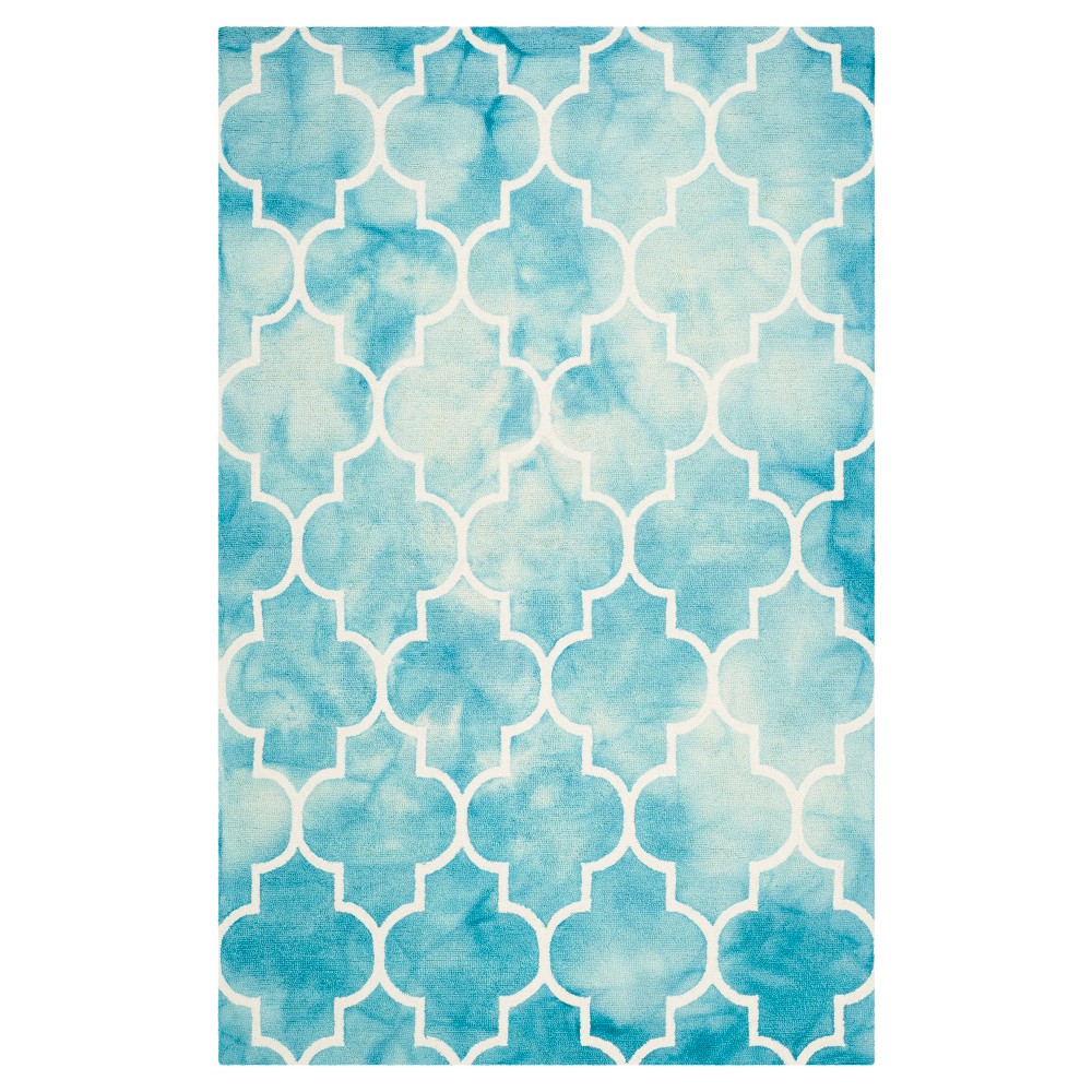 Briar Accent Rug - Turquoise / Ivory (3'x5') - Safavieh