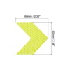 Unique Bargains Reflective Stickers Waterproof Adhesive High Visibility Night Warning Safety Tape for Trucks 20 Pcs - 2 of 4