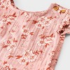 Baby Girls' Ruffle Sleeve Gauze Shorts Set - Cat & Jack™ - 3 of 4