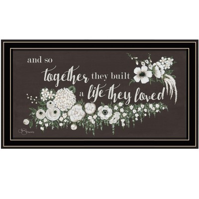 HomeRoots Together They Built Black Ridged Framed Print Wall Art