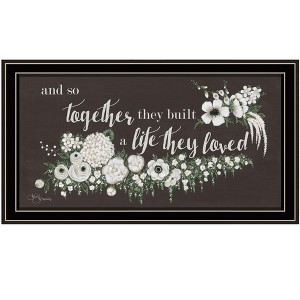 HomeRoots Together They Built Black Ridged Framed Print Wall Art - 1 of 3