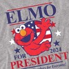 Sesame Street Elmo For President 2024 Unisex Youth T Shirt, Athletic Heather - 3 of 4