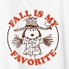 Women's - Peanuts - Fall Is My Favorite Short Sleeve Graphic T-Shirt - 2 of 4