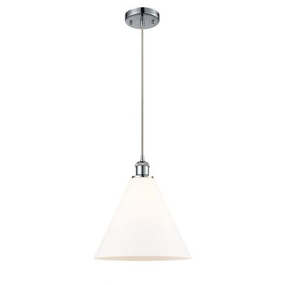 Berkshire - 1 Light Cord Hung Mini Pendant In Industrial Style-14.75 Inches Tall and 12 Inches Wide