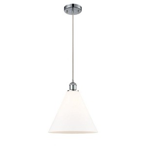 Berkshire - 1 Light Cord Hung Mini Pendant In Industrial Style-14.75 Inches Tall and 12 Inches Wide - 1 of 1