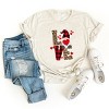 Simply Sage Market Leopard Gnome Love Short Sleeve Tee - XL - Oatmeal - 3 of 4