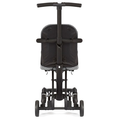 Gray Compact Aluminum Single Rider Stroller