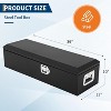 Heavy Duty Steel Truck Bed Tool Box with Lock, Waterproof Metal Toolbox for Truck, Pickup, RV & Trailer - 2 of 4