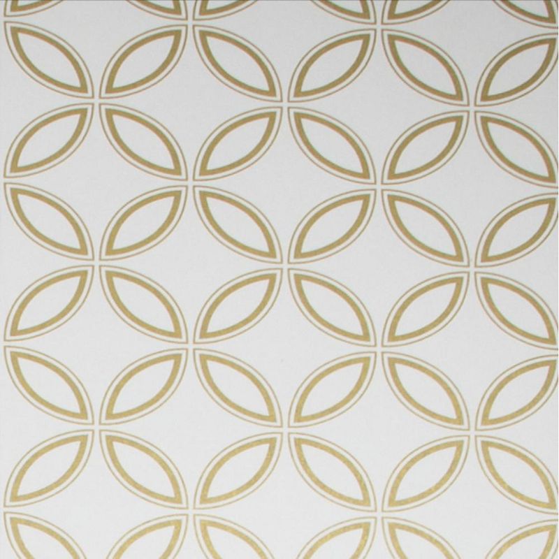 Eternity Gold Geometric Paste the Wall Wallpaper, 1 of 5