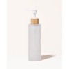 makesy 6.7oz / 200ml frosted glass & bamboo lotion bottle - 2 of 3