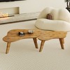 NicBex Modern 47.2" Cloud Shape Coffee Table with Wood Frame for Living Room and Bedroom - 4 of 4