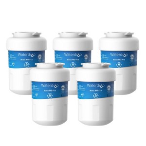 Waterdrop WD-F13 Water Filter, Replacement for GE SmartWater MWF, MWFINT, MWFP, MWFA, GWF, HDX FMG-1, Kenmore 9991, 5 Filter - 1 of 4