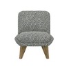 NicBex Accent Chair with Wooden Base, Lounge Chair with Solid Wood Legs, for Living Room, Bedroom, Office, Beige - 2 of 4
