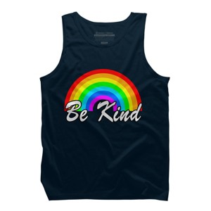 Adult Design By Humans Be Kind Autism Awareness Rainbow Choose Kindness By Tank Top - 1 of 2
