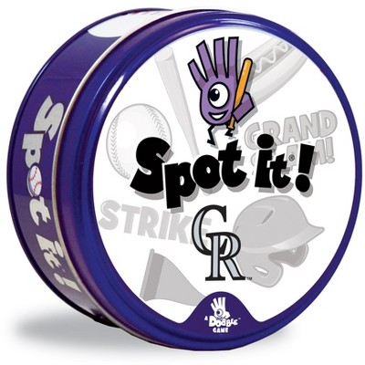 MasterPieces Officially Licensed MLB Colorado Rockies Spot It Game for Kids and Adults