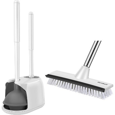 SetSail Toilet Brush and Plunger Set, Toilet Plungers for Bathroom Heavy Duty Toilet