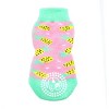 Doggie Design Non-Skid Dog Socks - Pink Pineapple - 2 of 4