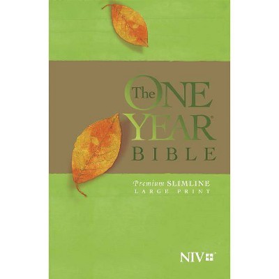 One Year Bible-NIV-Premium Slimline Large Print - (Paperback)