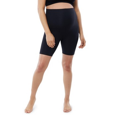 Ingrid & Isabel Basics Maternity Bike Short with Fold Down Panel Bundle 2 Pack - image 3