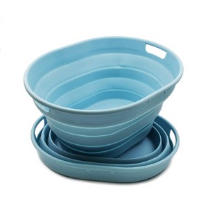 SAMMART 25L(6.6 gallon) Collapsible Plastic Laundry Basket, Water capacity 20L(5.28 gallon) - 1 of 4