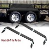 Acekool Trailer Fenders (2-Pack) - Fits 13"-15" Wheels on Tandem Axles, 12-Gauge Steel, 73"x10"x13" Unpainted - 4 of 4