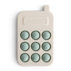 Mushie Phone Press Popper Toy - Cambridge Blue - 1 of 4