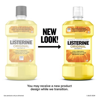 thumbnail image 2 of Listerine Original Mouthwash 1.5L - Kills Bad Breath & Plaque 2 of 5
