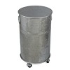 Church St Metal Side Table Galvanized Metal - StyleCraft - 3 of 4