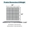 Interlocking Deck Tiles, Outdoor Waterproof & Anti-slip, for Patio, Balcony, Pool Side, Bathroom, Shower, Balcony, Porch - 2 of 4
