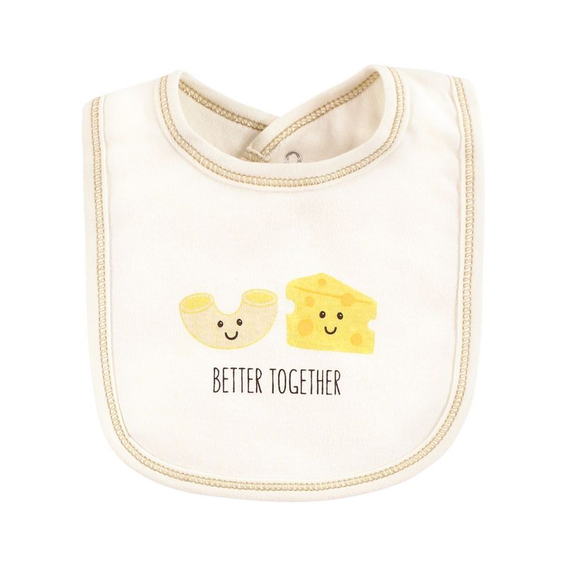 Touched by Nature Unisex Baby Organic Cotton Bibs, Better Together, One Size, 3 of 8
