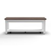 NicBex 48.5 Inch Rectangle Coffee Table with 2-Tier Storage for Living Room,Bedroom,No Assembly Required - 4 of 4