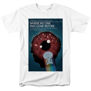 Star Trek Tng Season 1 Episode 6 Adult T-Shirt White - 1 of 4