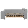 Sapphtopaz Full Size Multi-Functional Bed Frame, Daybed with Storage & Desk for Small Bedrooms, Teens & Home Offices - 2 of 4
