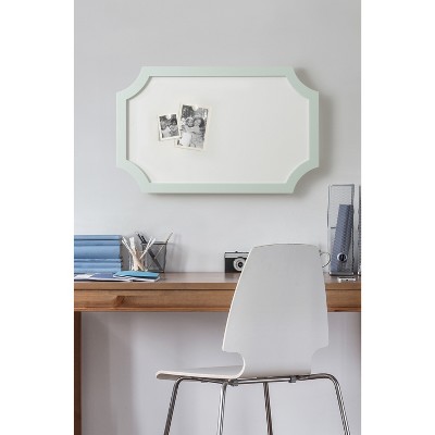 Holbrook Green Magnetic Dry Erase Board with Marker and Magnets