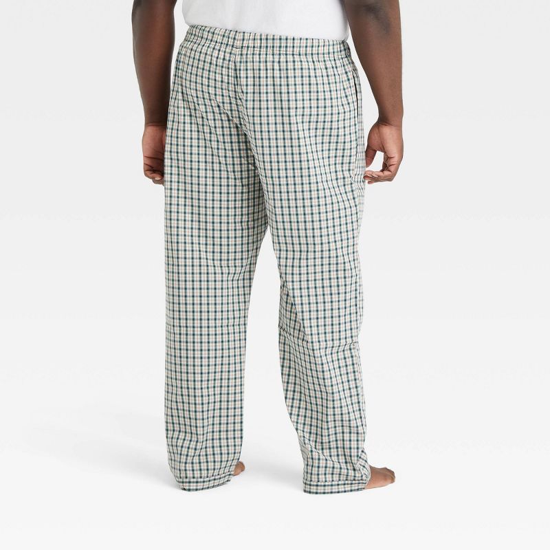 Men's Plaid Poplin Pajama Pants - Goodfellow & Co™, 2 of 3