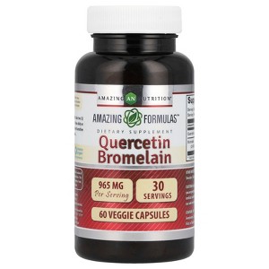 Amazing Nutrition Quercetin Bromelain, 60 Veggie Capsules - 1 of 4