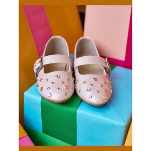 The Children's Place Girls Rhinestone Studded Ballet Flats - 1 of 4