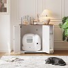 COZONY XL Litter Robot Enclosure Cabinet with Power Outlet and Dog Proof Shelf for Litter Robot 3/4 - 3 of 4
