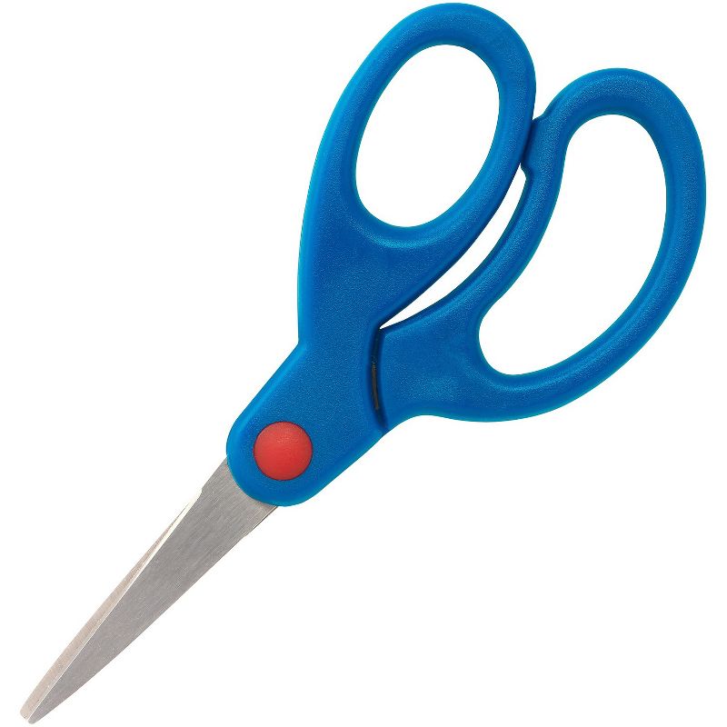 Sparco Pointed Scissors 5" Bent Blue 39049, 1 of 2