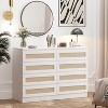 Rattan Decorative Storage Cabinets, Dresser for Bedroom, 8 Drawer Dresser for Closet - 4 of 4