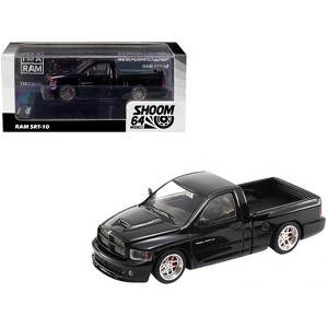 2003 Dodge Ram SRT-10 Pickup Truck Black 1/64 Diecast Model Car by