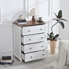 Bella Depot Modern Chest of Drawers Dresser Tall Wood Storage Cabinet for Living Room, Entryway, Hallway - 2 of 4
