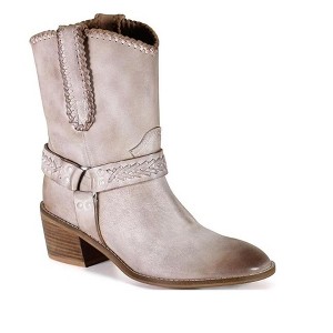 Women's Wo's Glass Heart Distressed Leather Western Booties - DIBA True - 1 of 3