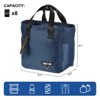 Unique Bargains Insulated Leakproof Thermal Zipper Portable Lunch Bag - 2 of 4
