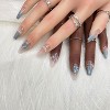 Vynxaria Blue Quick & Easy Wearable Nails for Instant Style Size M - 3 of 4