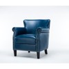 Holly Navy Blue Club Chair - Comfort Pointe  - 3 of 4