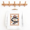 Happy Fall Racoon Skater - Toddler Long Sleeve Graphic Tee and Youth Long Sleeve Graphic T-Shirt - 2 of 3